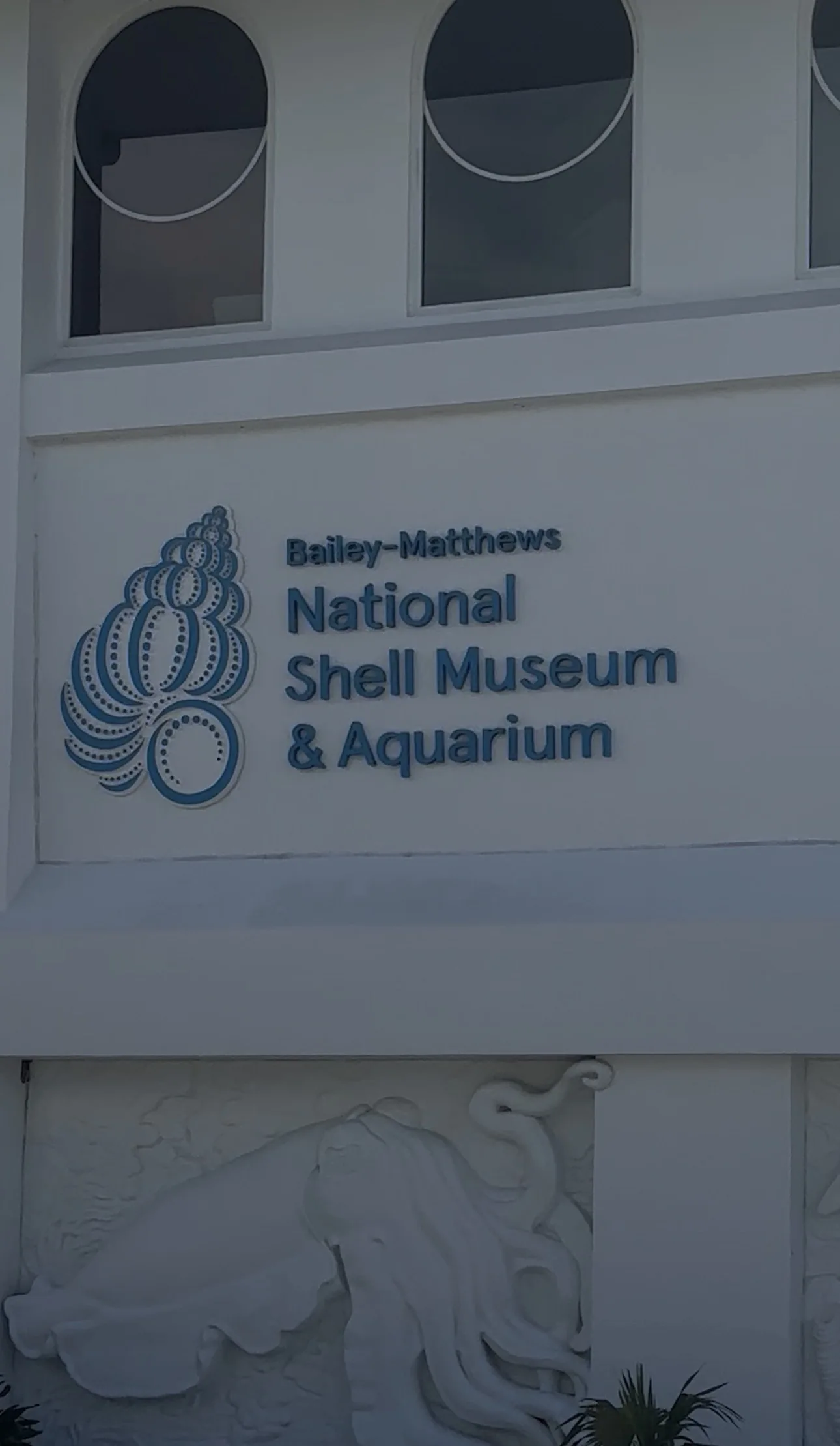 Museum exterior sign, photographed by Billy