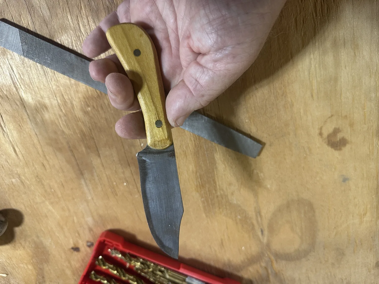 The actual first knife: crude, imperfect, and important precisely because it was first.