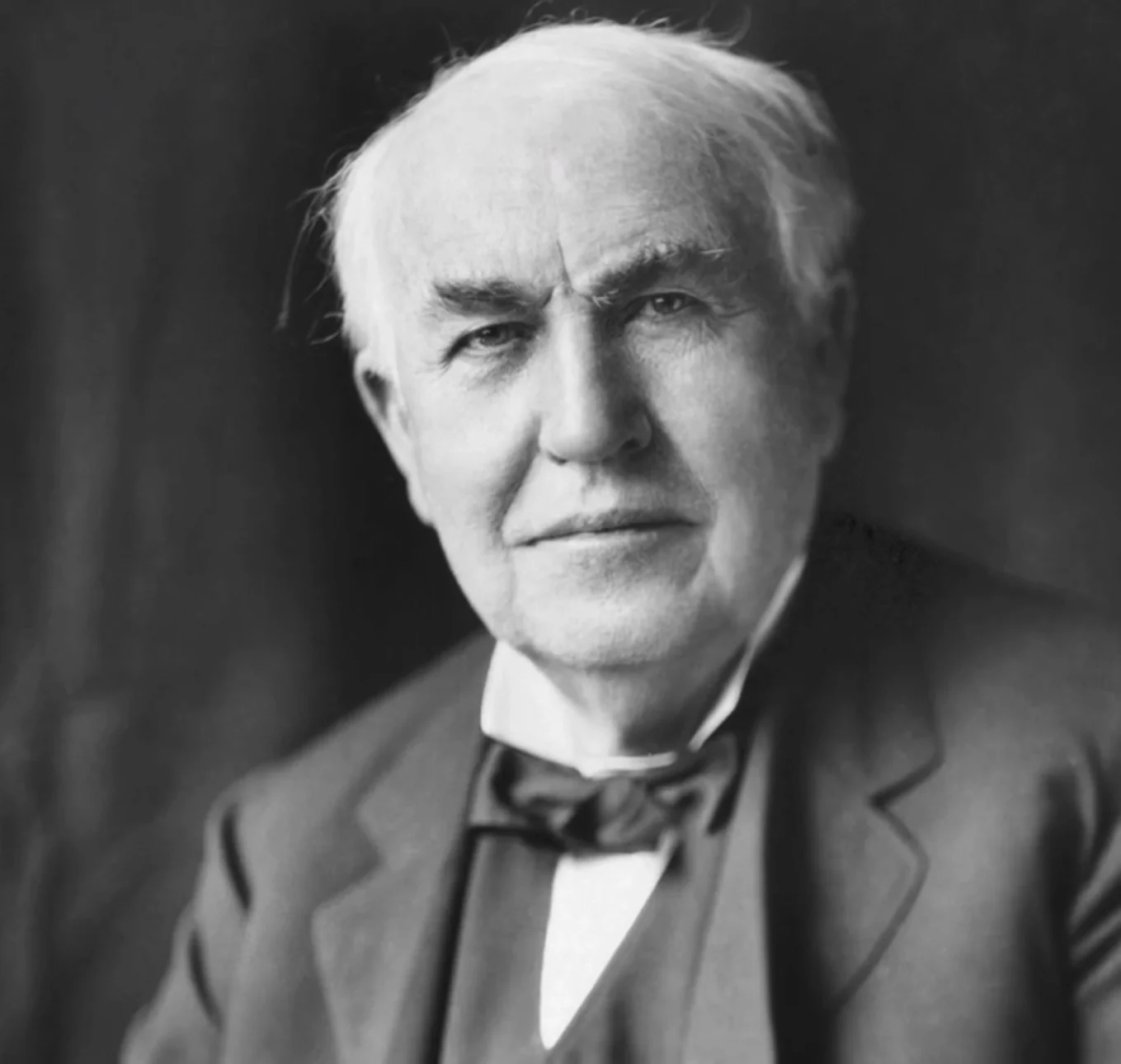 Historic portrait of Thomas Edison.