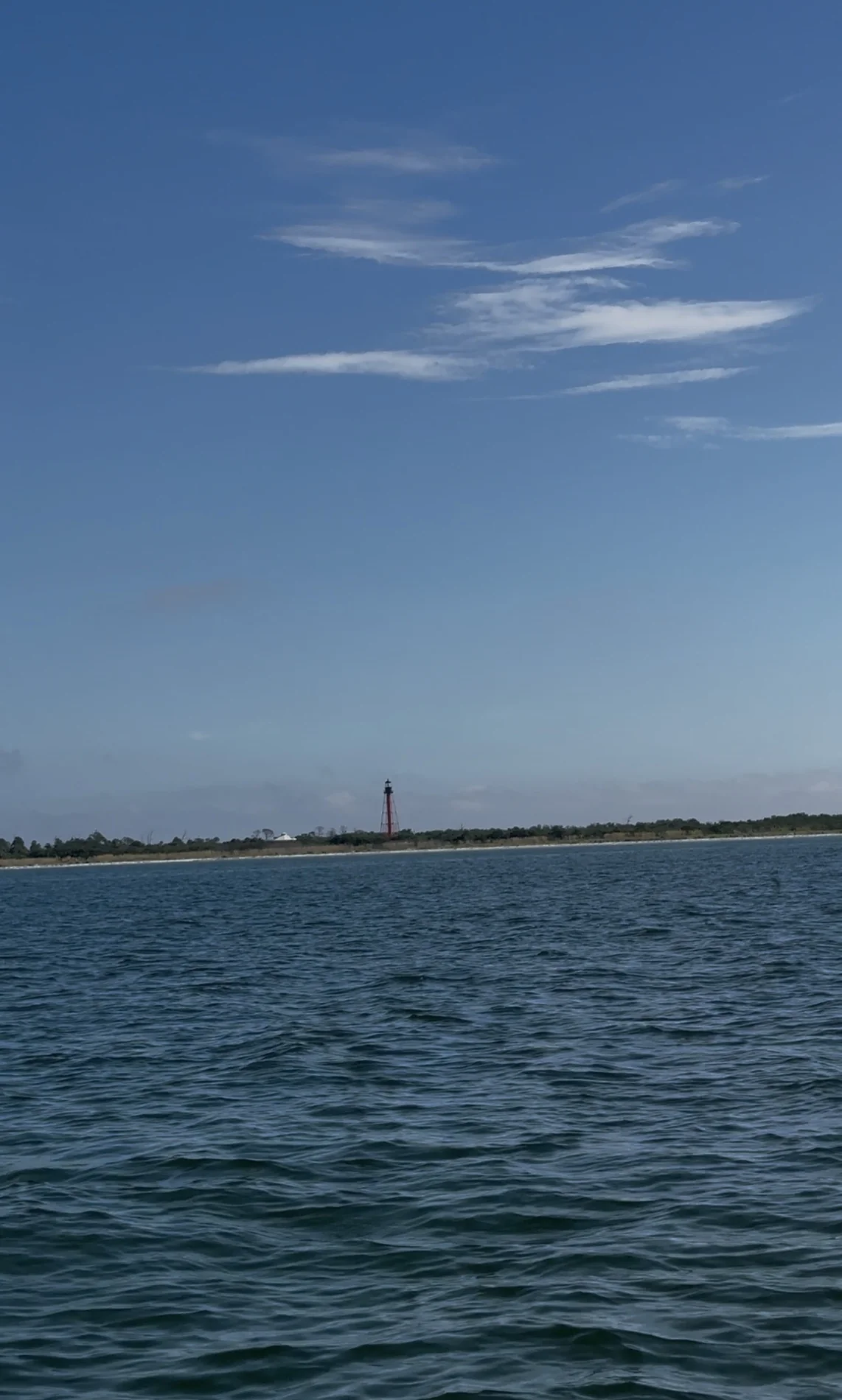 Billy’s photograph approaching the Anclote Key lighthouse by water.