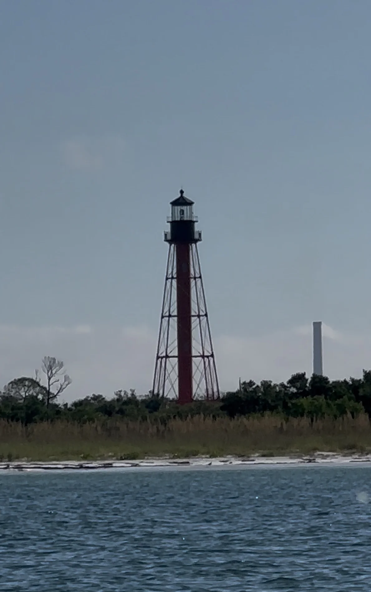 Billy’s close-up photograph of Anclote Key Lighthouse.