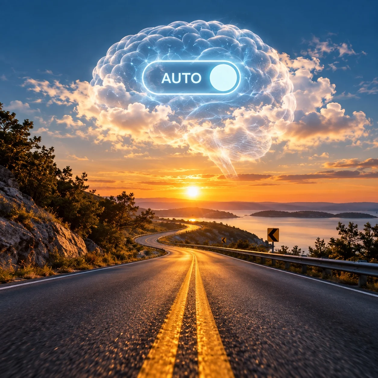 Autopilot can carry the mind forward before we notice where our attention has gone.